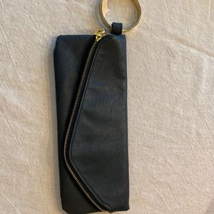 Mud Pie wristlet black purse wallet